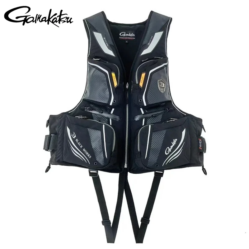 

Gamakatsu Fishing Jacket for Adults Waterproof Fly Fishing Vest Multi Pocket Waistcoat Kayaking Fishing Surfing Jacket