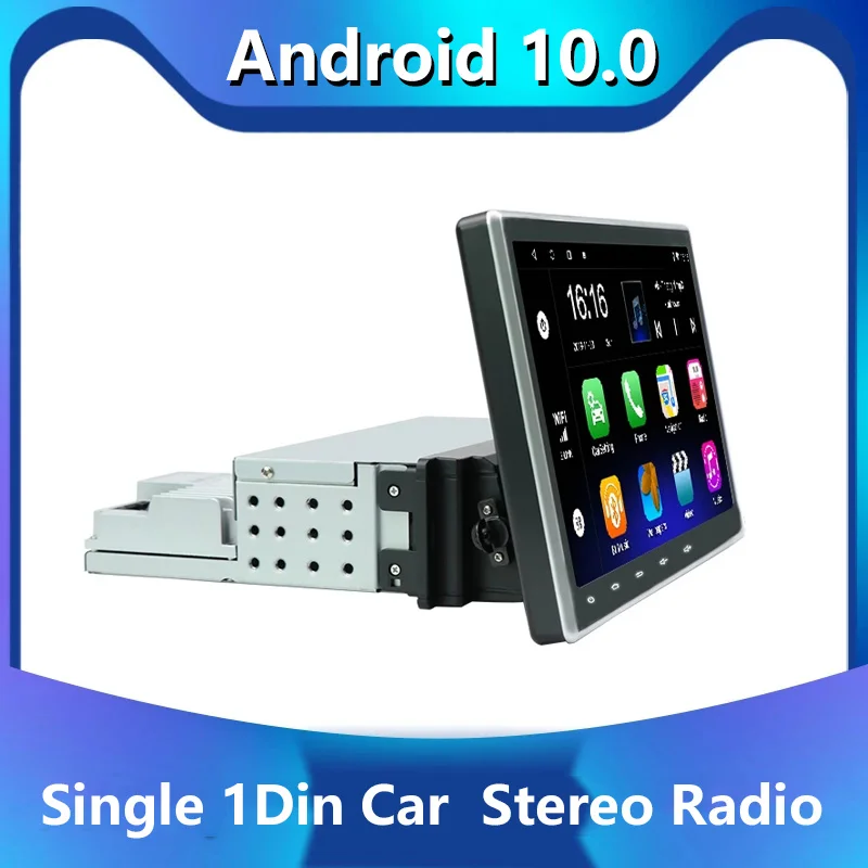 

Автомобильный стерео Мультимедийный Плеер, 10,1 дюйма, 1DIN, 2 + 32 ГБ, 2.5D HD экран, GPS-навигация