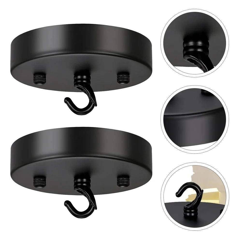 

2 Pcs of Light Ornaments Light Decors Light Suction Plates Ceiling Light Plates for Coffee Shop Home Apartment