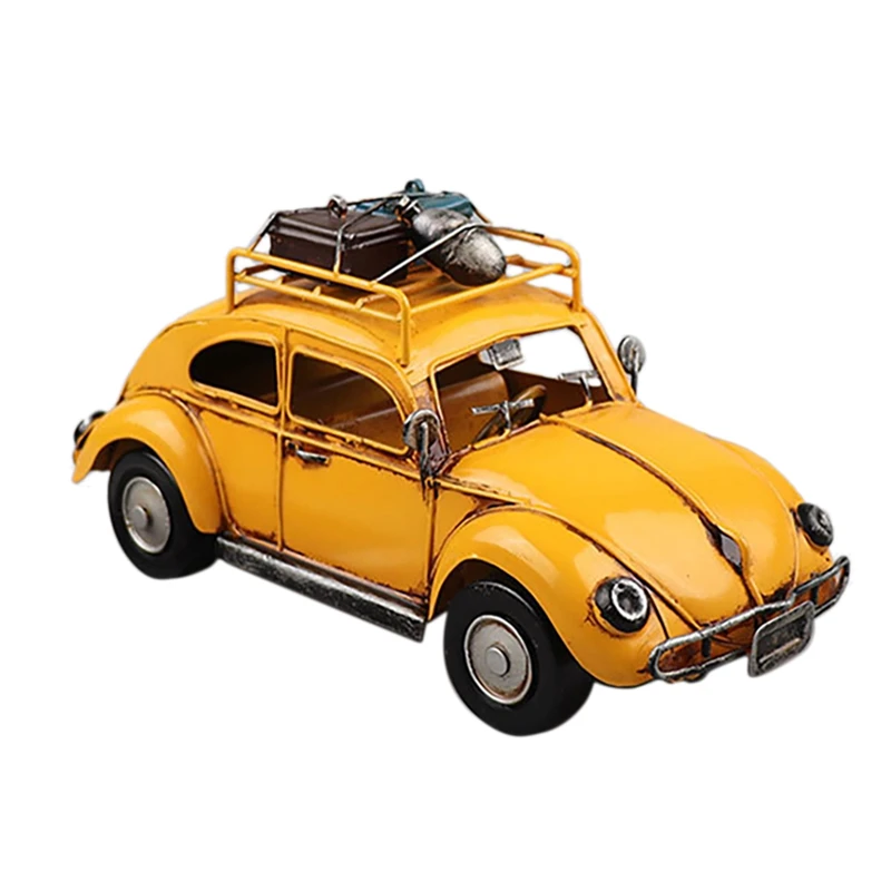 

Beetle Touring Car Model Retro Tin Craft Window Cabinet Collectible Ornament Perfect Birthday Surprise For Boyfriend