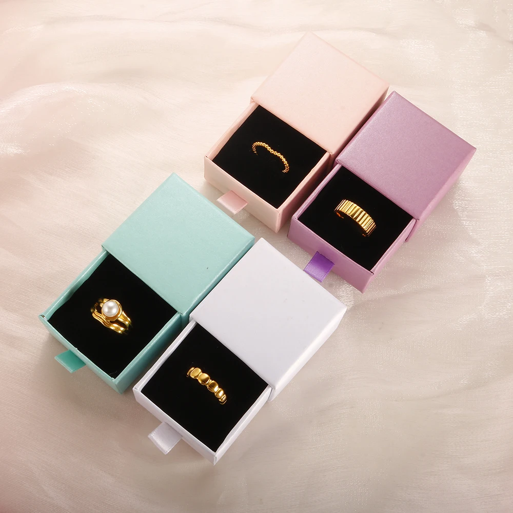 

10pc Jewelry Packaging Box Bag for Ring Bangle Bracelet Necklace Earrings Exquisite Packaging Gift Wedding Decor Jewelry Storage