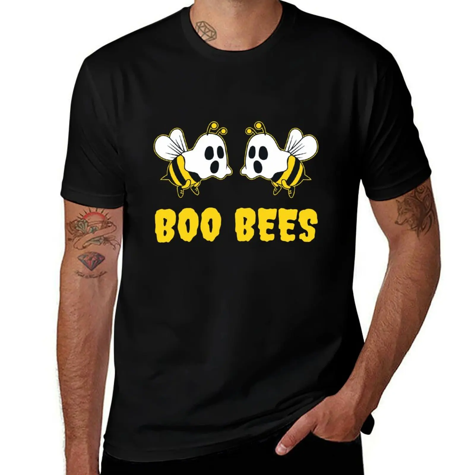 Забавный костюм для пар Boo Bees на Хэллоуин футболка с принтом животных мальчиков