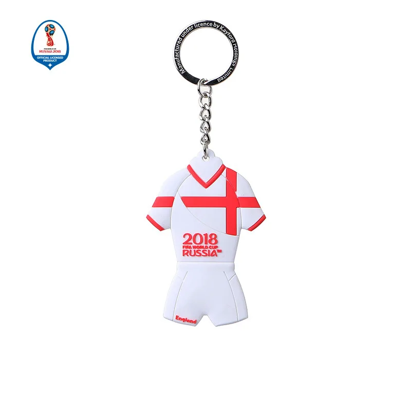 

Authentic anti-counterfeiting World Cup 2018 England double-sided key chain