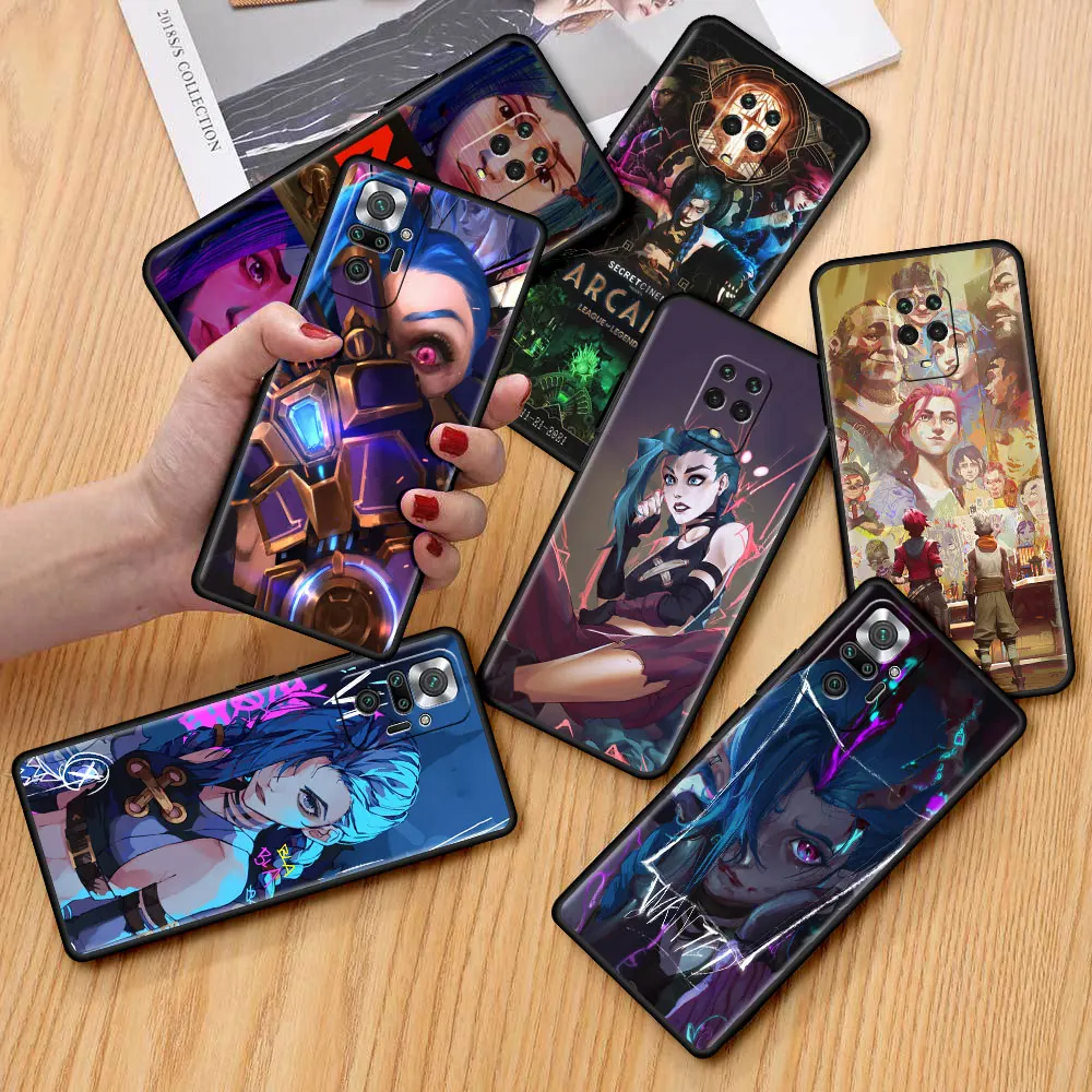 

Case for Xiaomi Redmi 9S 9 8 10 11 Pro K40 9C 9A 8T 7 9T 7A 8A Black Soft Silicone Phone Cover Shell Arcane Hot Anime Cute