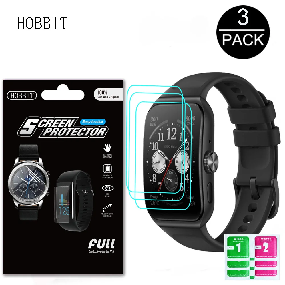 

Мягкая пленка из ТПУ для смарт-часов OPPO Watch 3 Watch3 Pro, 3 шт., водонепроницаемая защита экрана, прозрачная защитная пленка HD, не стекло