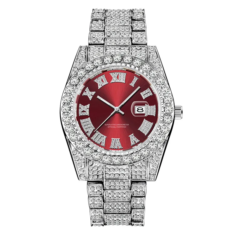 1 шт./лот большие брендовые дизайнерские часы для мужчин модный ремешок из сплава