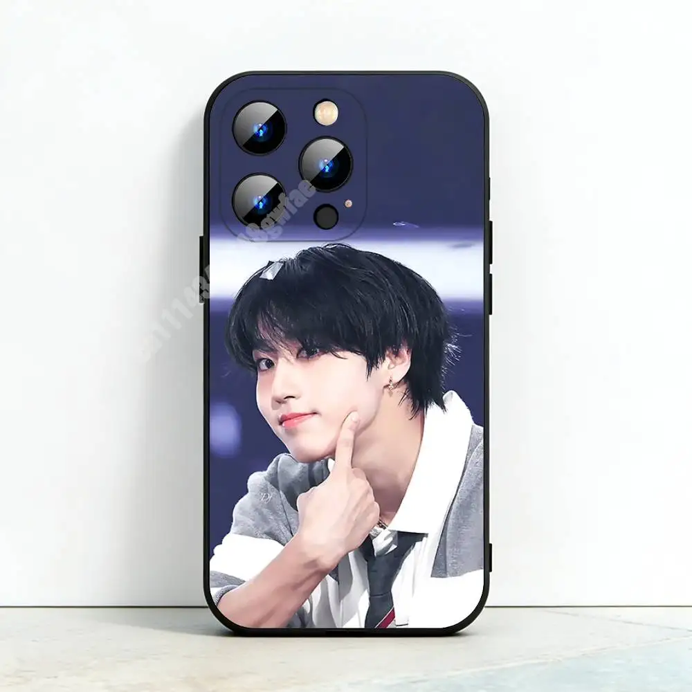 Фото Чехол для телефона H-Han J-Jisung Kpop Squirrel HAN для iPhone 17 16 Pro Plus Air 16E 15 14 13 12 11 Max Mini, силиконовый чехол. №4