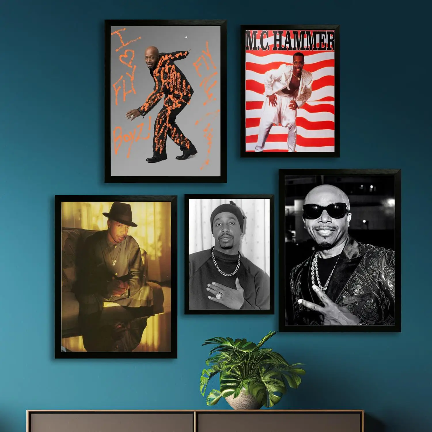 MC Hammer Холст Художественный постер и настенное искусство печать с изображением