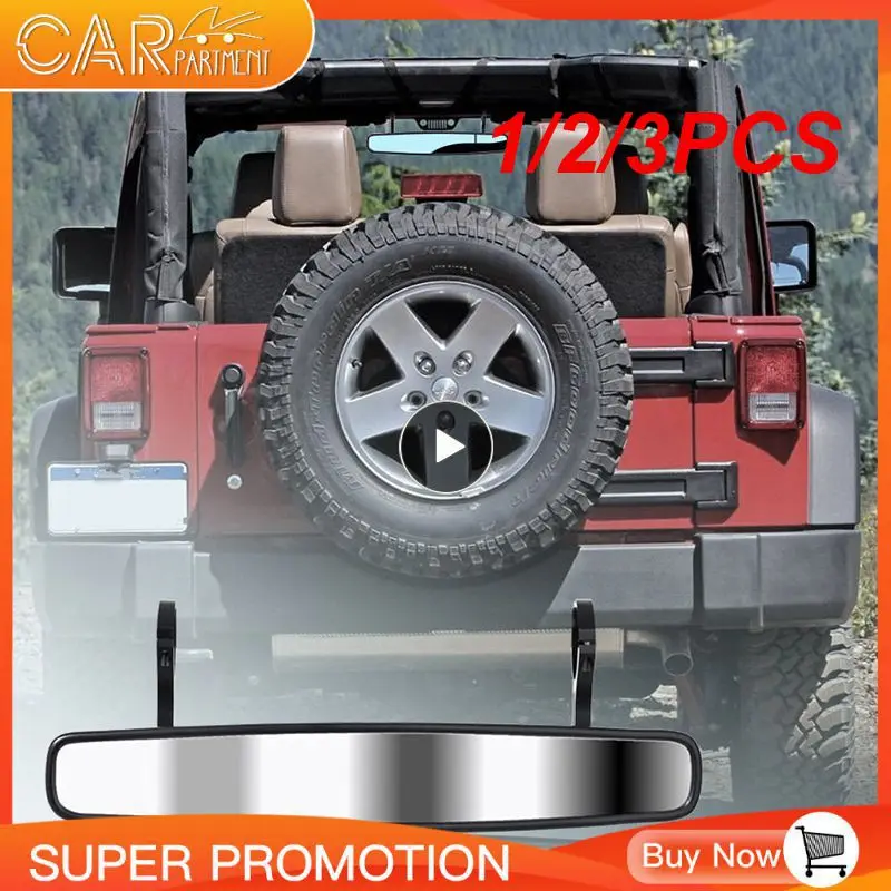 

1/2/3PCS UTV Wide Rear View Racing Mirror Compatible with Polaris RZR Ranger 800 1000 XP 900 for CFMoto for Can Am Maverick X3