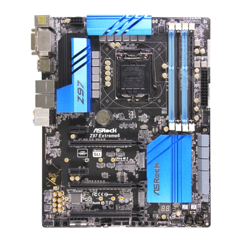 

For ASRock Z97 EXTREME6 DDR3 LGA 1150 32GB ATX Motherboard Used