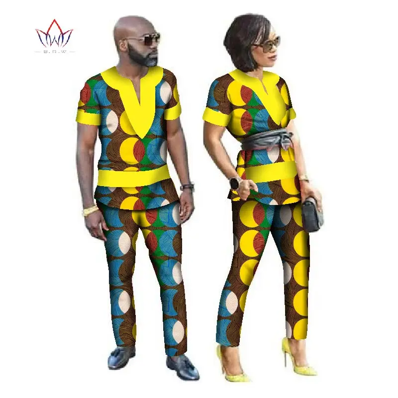 Африканская одежда для мужчин и женщин африканская базин богатая парная рубашка
