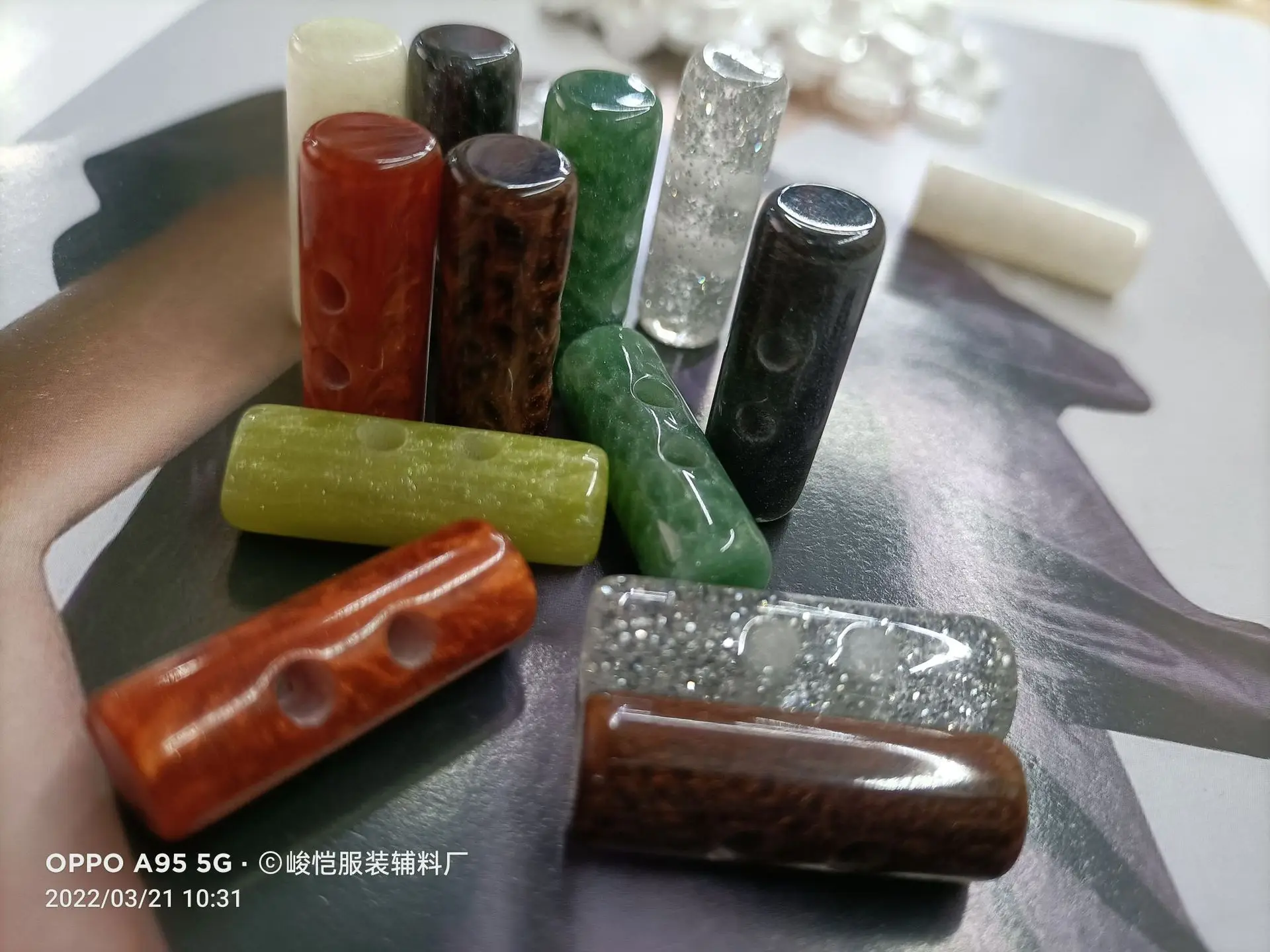 10 шт. цилиндрические хлопковые рубашки цилиндрической формы с двумя отверстиями