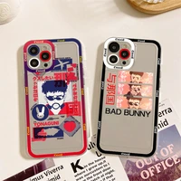 anime bad bunny new song yonaguni phone case for iphone 11 12 13 mini pro max 14 pro max case shell
