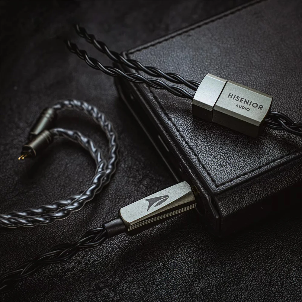 Hisenior Mega7 Orca Premium 6N UP-OCC медный кабель Litz с разъемом 2Pin 0.78 мм для аудиофильских наушников HiFi, кабель для замены и модернизации IEM. (art.: 3920dd40243dc) - 3920dd40243dc