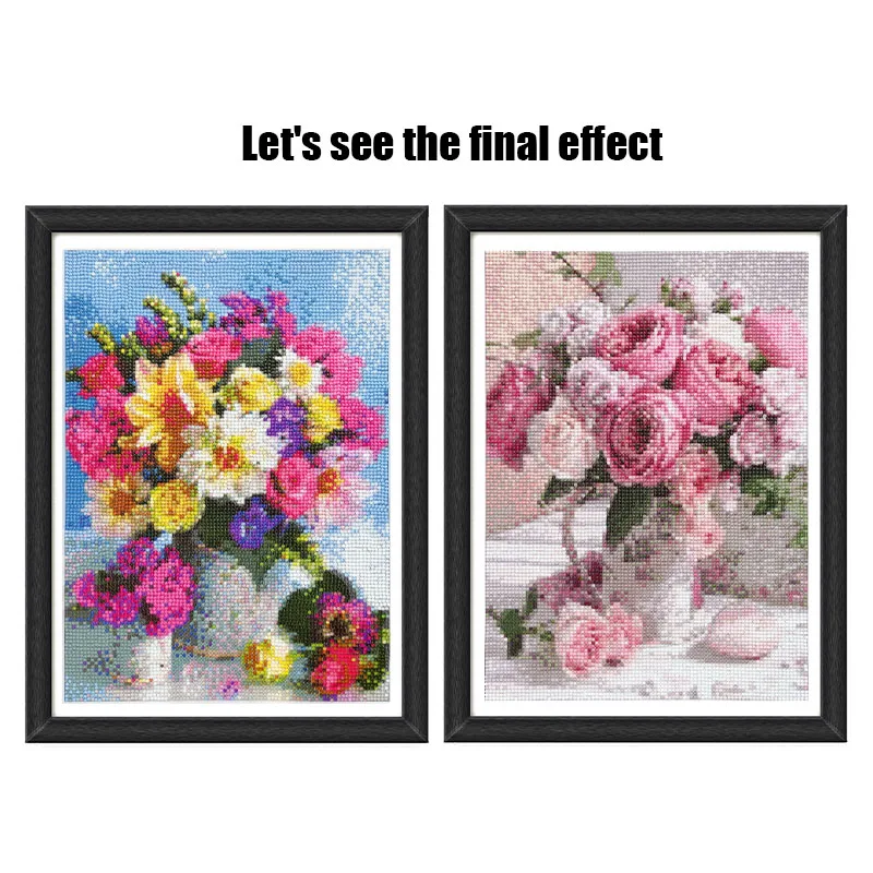 Алмазная живопись 5D цветок мозаика полная круглая вышивка сделай сам Стразы