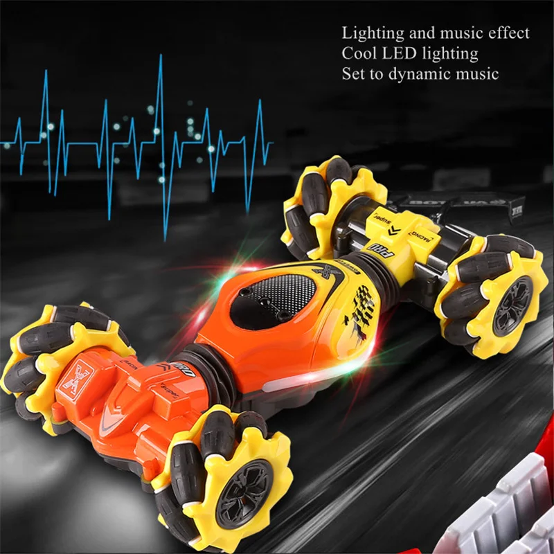 

Машинка трюковая детская, 6 колёс, с управлением жестами