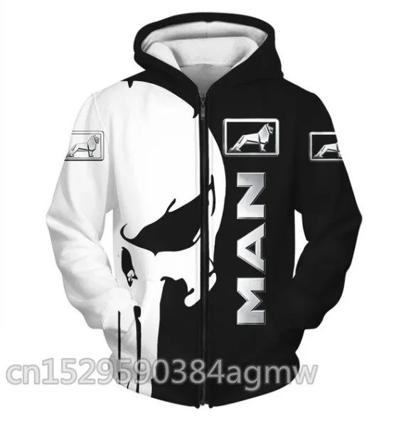 

High Quality 2020 Brand Winter Hoodies For Men MAN Truck Car Brand Logo Man Zipper Coat Hoodies & Sweatshirts Jacket