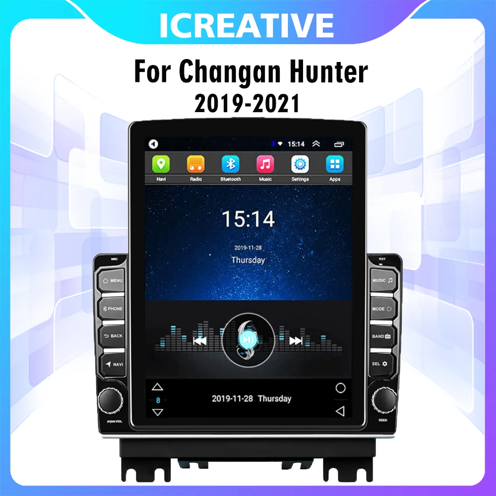 

Car Multimedia Player 9.7" Tesla Screen Autoradio For Changan Hunter 2019-2021 GPS Navigator 4G Carplay Android Stereo Head Unit
