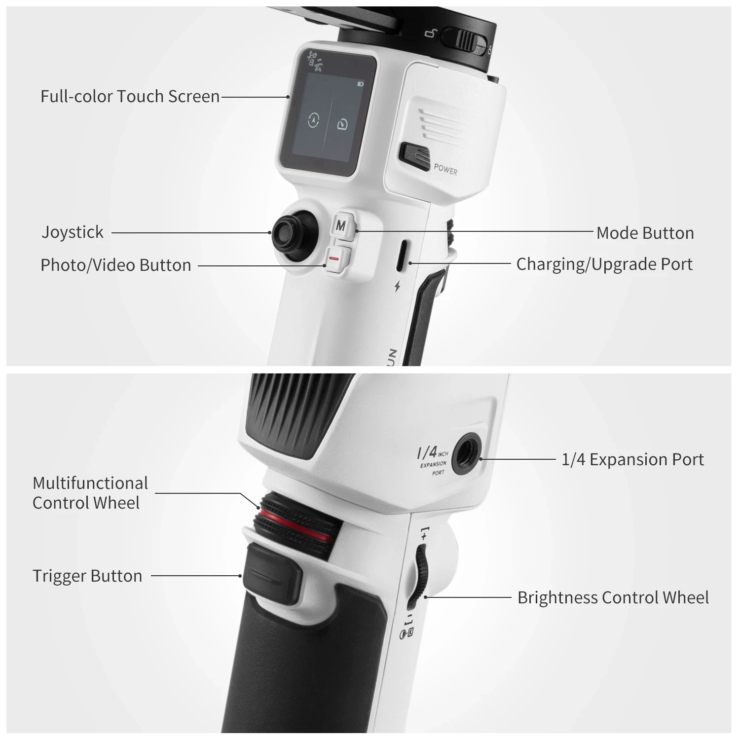 Ручной Стабилизатор ZHIYUN Crane M3 Gimbal для беззеркальной экшн-камеры Gopro Sony Canon Nikon iPhone vs