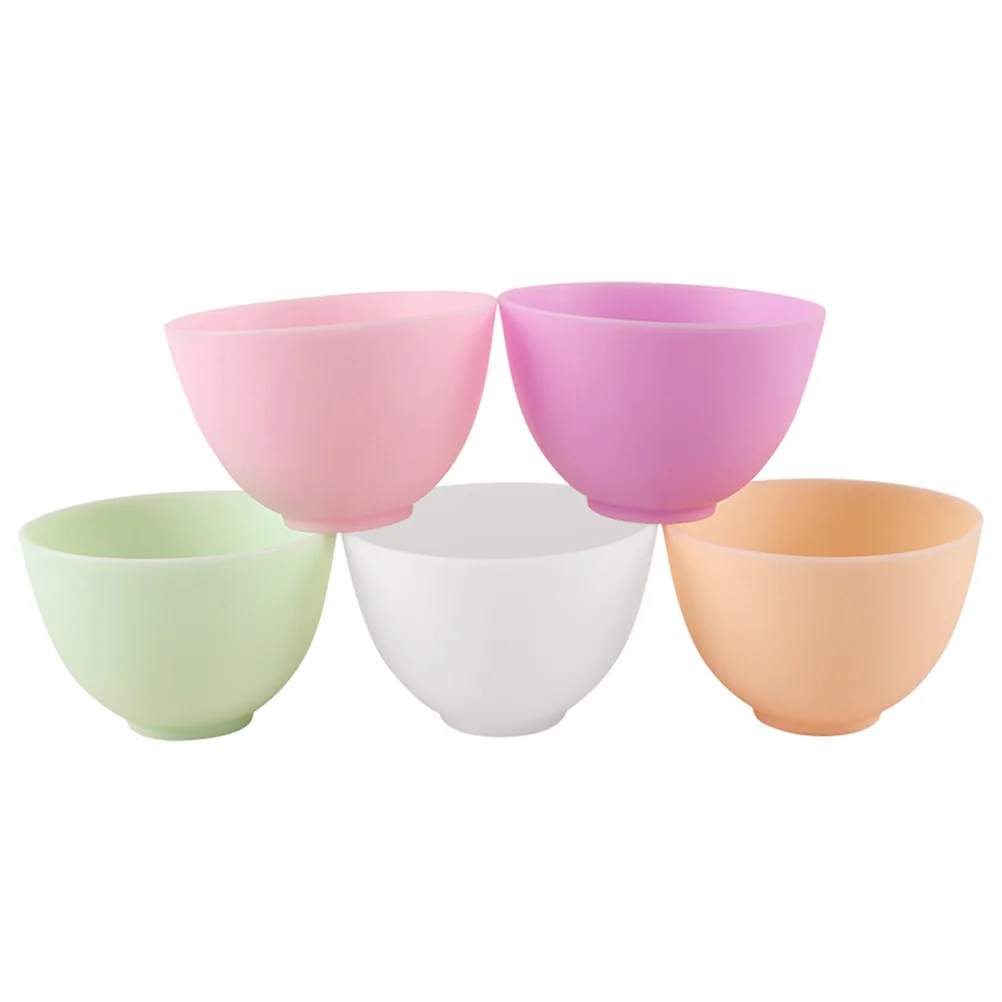 

Bowl Silicone Bowls Mixing Prep Facesalad Measuring Dessert Diy Facemask Tool Care Pinch Skin Modeling Mud Claymask Makeupliquid