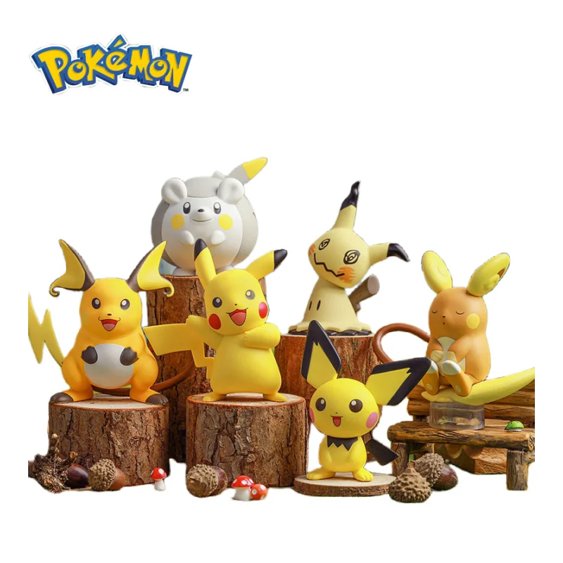 

Genuine Pokemon Moe Strikes Pikachu IV Blind Box Car Desktop Ornament Trendy Play Figure Gift