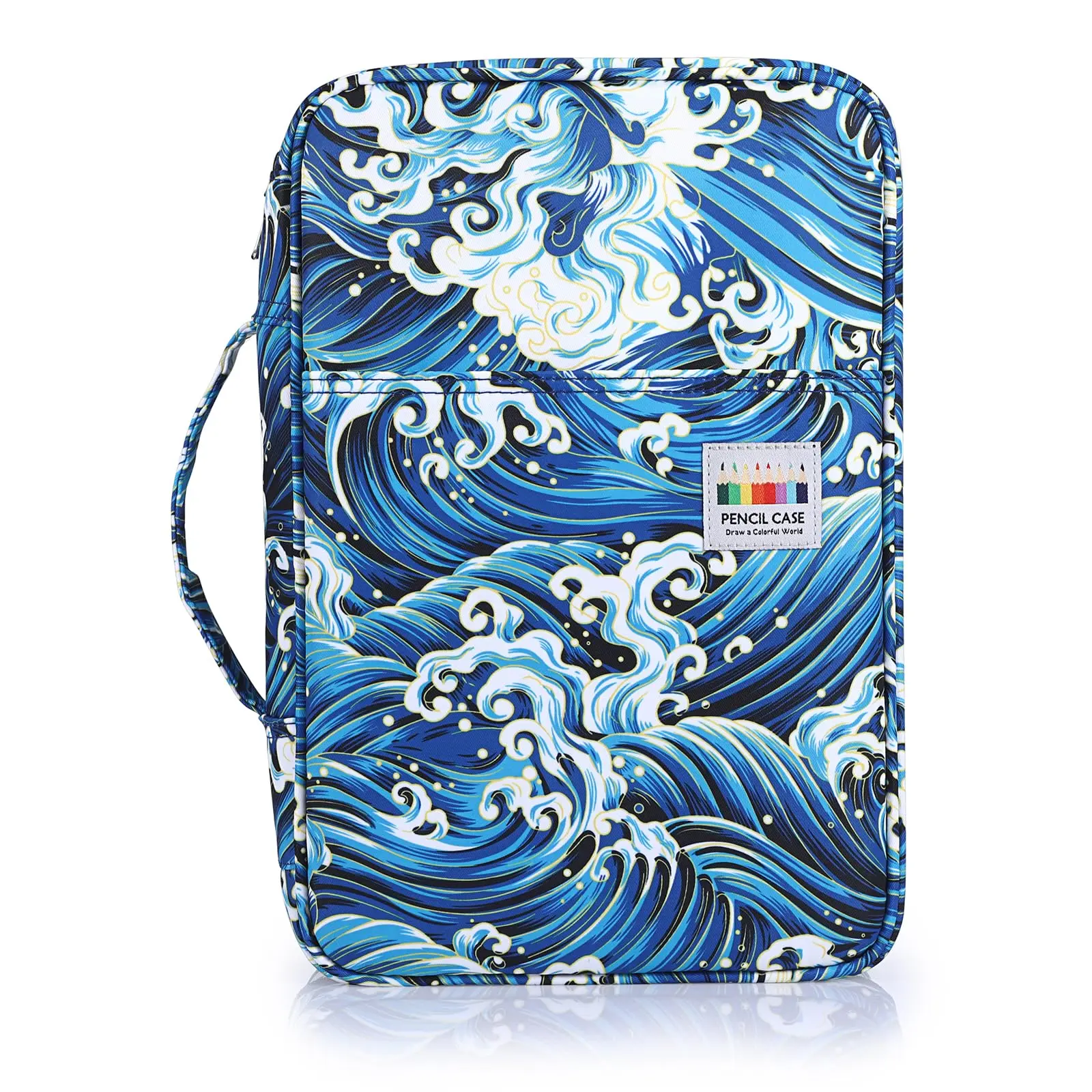 Case Organizer Large Capacity 300 Slots Pencil Box For Students Wrap Portable Multilayer Holder Multi-compartment Pouch
