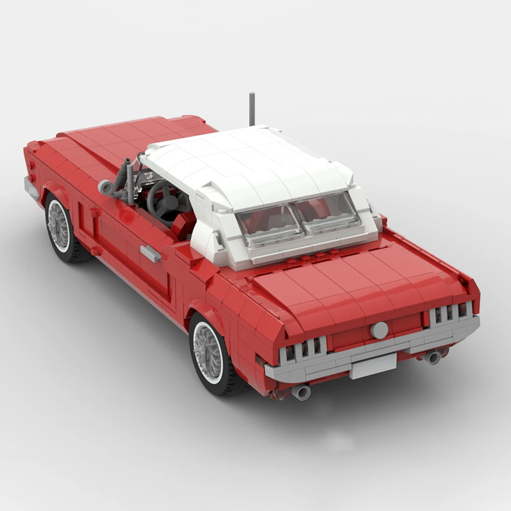 1183шт Moc Скорость ​ Корона Ретро Кабриолет Строительные Брендовые Спортивные