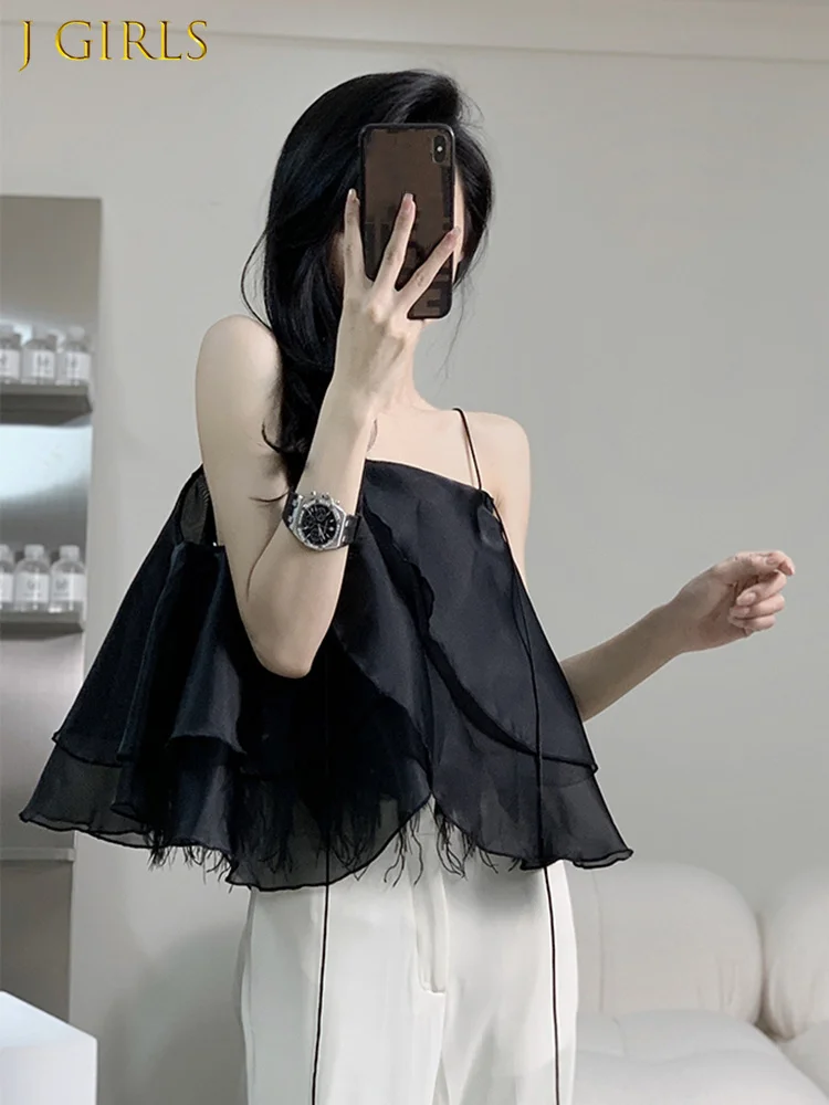 

White Casual Samis For Women Square Collar Sleeveless Loose Solid Tank Tops Female Fashion Summer Clothes Style New 2022