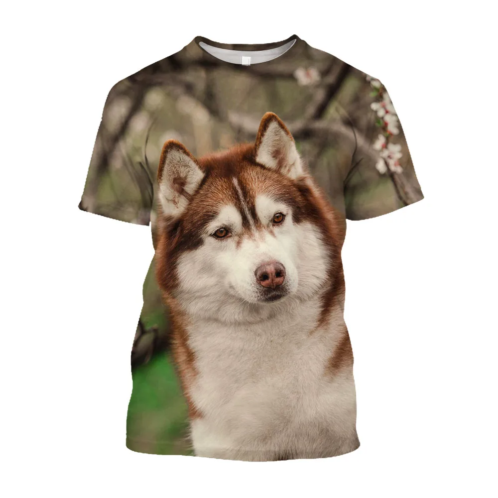 

Jumeast 3D футболки с принтом Сибирского Хаски Повседневная забавная футболка с изображением животных собаки для мужчин Уличная одежда футболки 90-х Эстетическая одежда