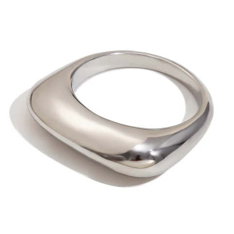 Кольцо E.B.belle квадратное из нержавеющей стали