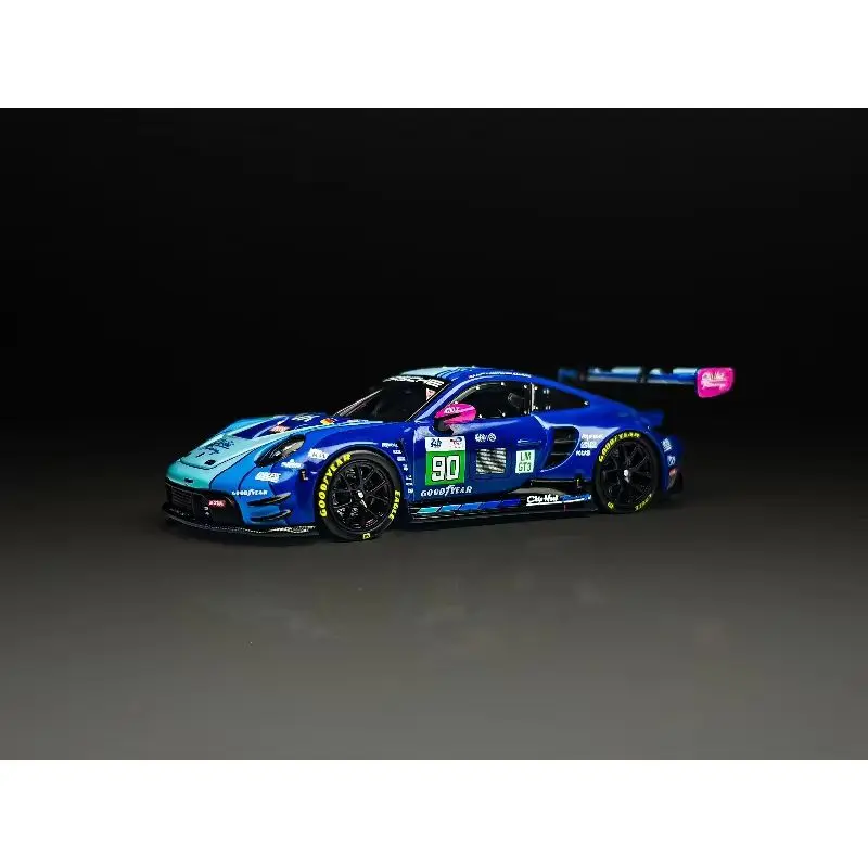 Фото Новинка! Горячая распродажа! В наличии: Коллекционная модель Porsche 911 GT3 R -2025 Lemans 24h LMGT3 в масштабе 1:64 # Коллекционная модель автомобиля из литого сплава 90 Alloy Die Cast, подарок №4
