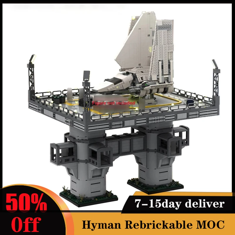 

2405PCS MOC Starship SW Empire Tydirium Shuttle Landport on Tatooine 75094 Building Blocks Landport on Endor Bricks Kids Gifts