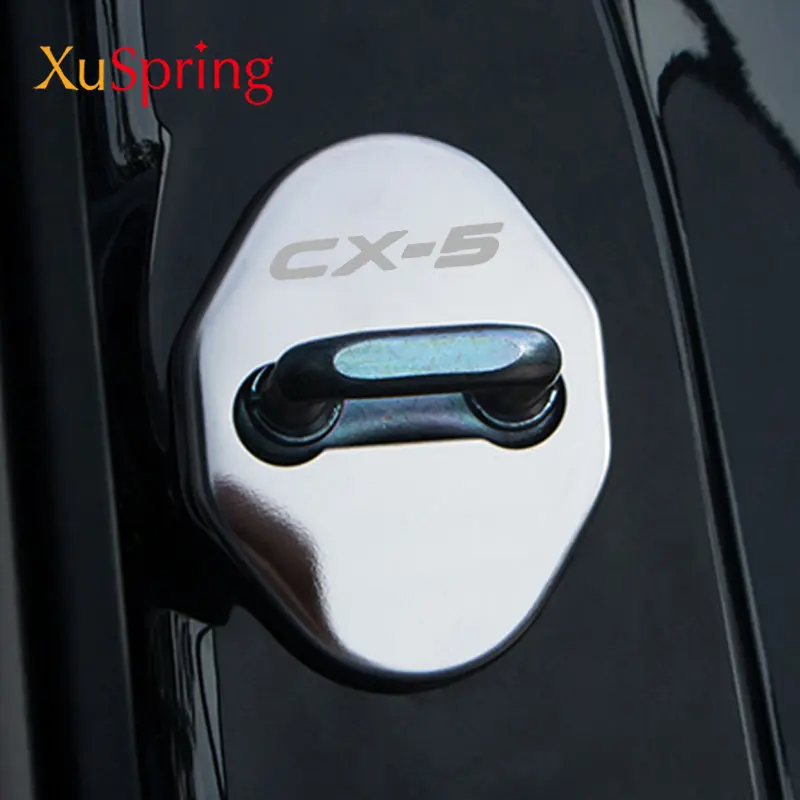 

Car Door Lock Cover Caps Case Protective For Mazda CX-5 CX5 KE KF 2013 2014 2015 2016 2017 2018 2019 2020 2021 2022 2023 Styling