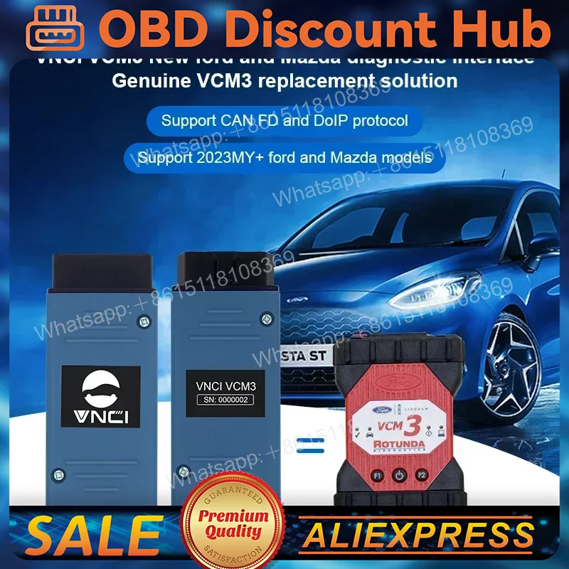 Фото VNCI VCM3 For-d Maz-da поддерживает CAN FD DoIP, совместимый с оригинальным водителем, онлайн-программирование №4