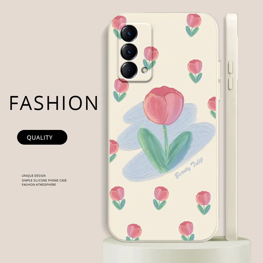 Новинка Цветочная флейта для Realme GT Master Edition V50S V13 9 Q3i Q3 Pro карнавальный