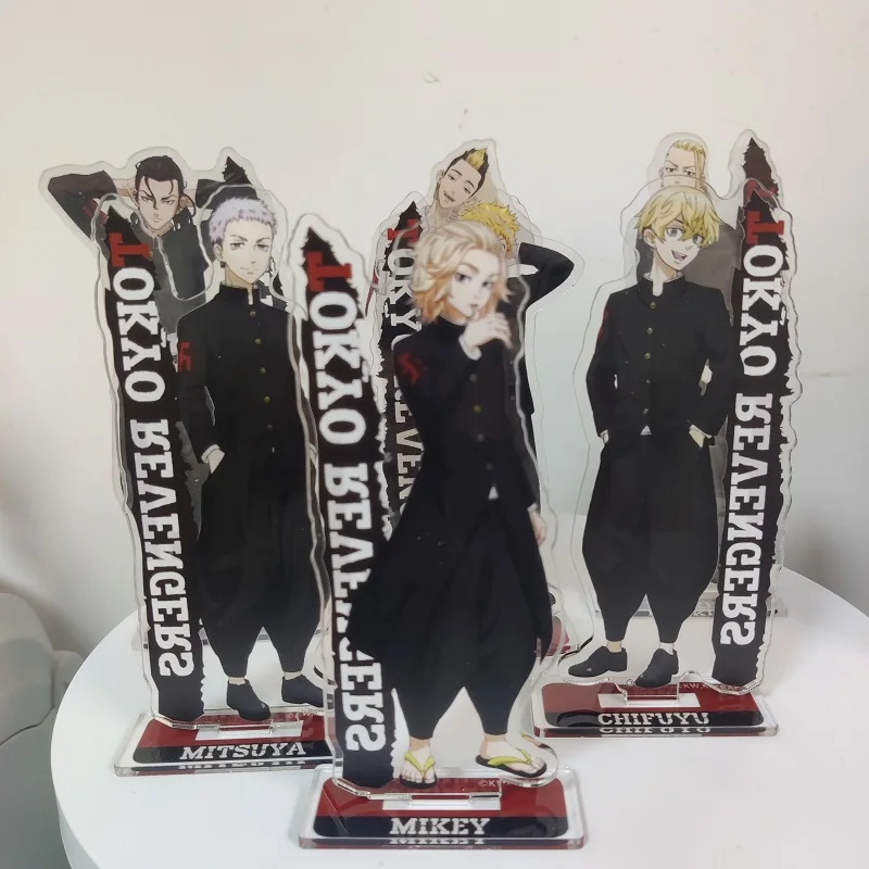 

Tokyo Revengers Character New Model Anime Figure Manjiro Sano Kazutora Matsuno Baji Acrylic Standing Model Desk Decor Toys Gifts