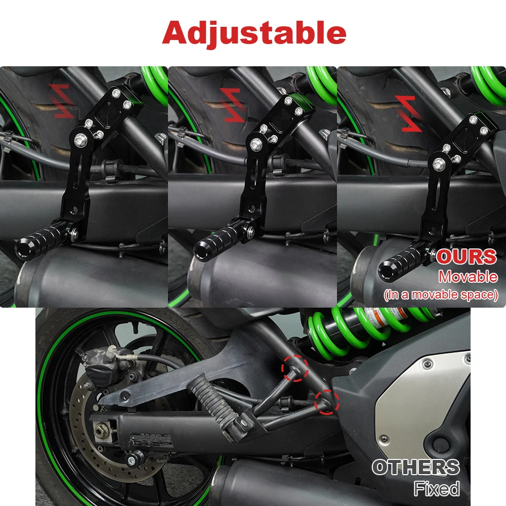 Для Harley Davidson Low Glide FXRS Rider Night Trai Springer Мотоцикл 32 мм Регулируемые подножки для шоссе