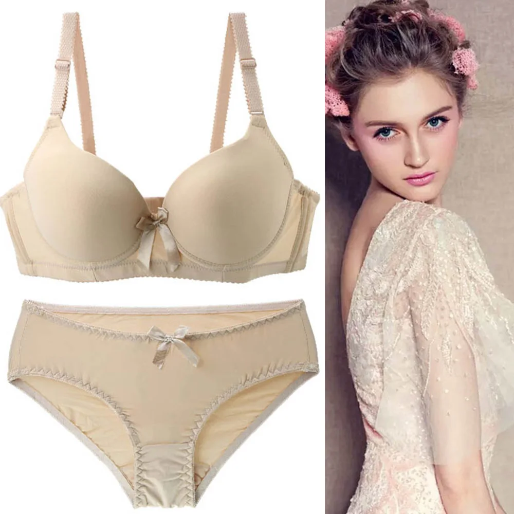 New Bra Set Sexy Soft Lace Women Bra Set Adjusted-straps Padded Push Up Lace Underwear Set Intimate Plus Size Bra Panty Set