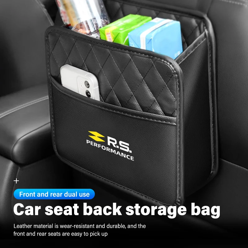 Сумка для хранения на заднем сиденье автомобиля вместительная карманная вешалка