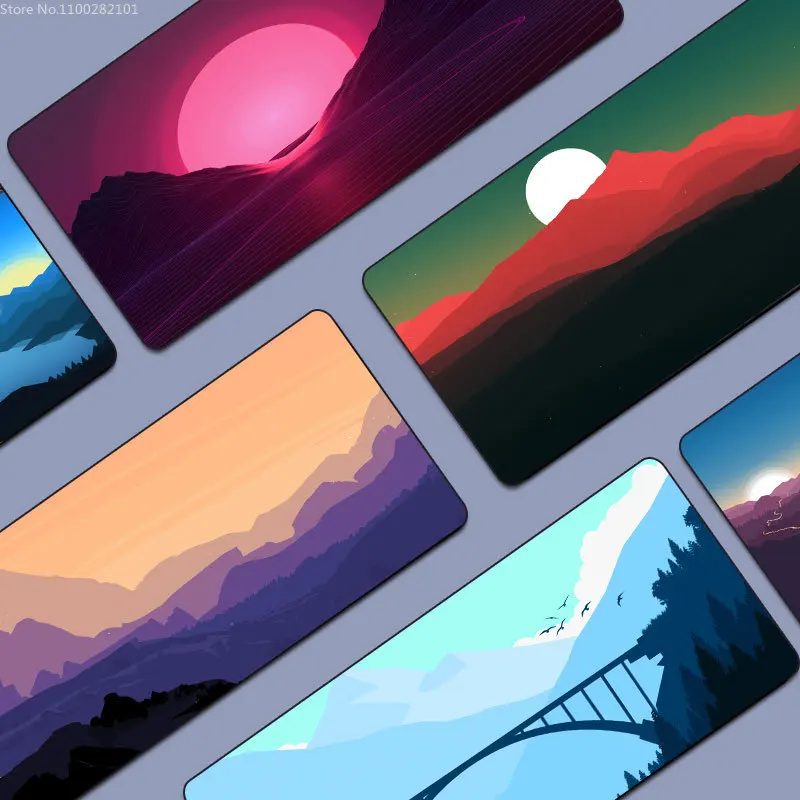 

Computer Mat Mouse Pad Accessories Fashion Table Pads Mousepad Creative Gamer Cabinet Desk Protector Rubber Non Slip Simplicity