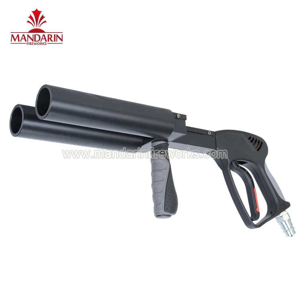 

Mandarin DJ stage equipment hand hold double pipe co2 gun jet for party