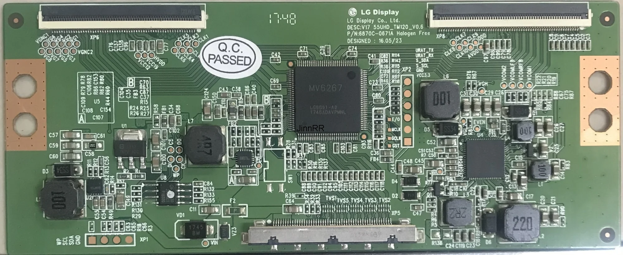 

Original logic board 6870c-0671a = 6870c-0703a measured and shipped with a warranty of 120 days