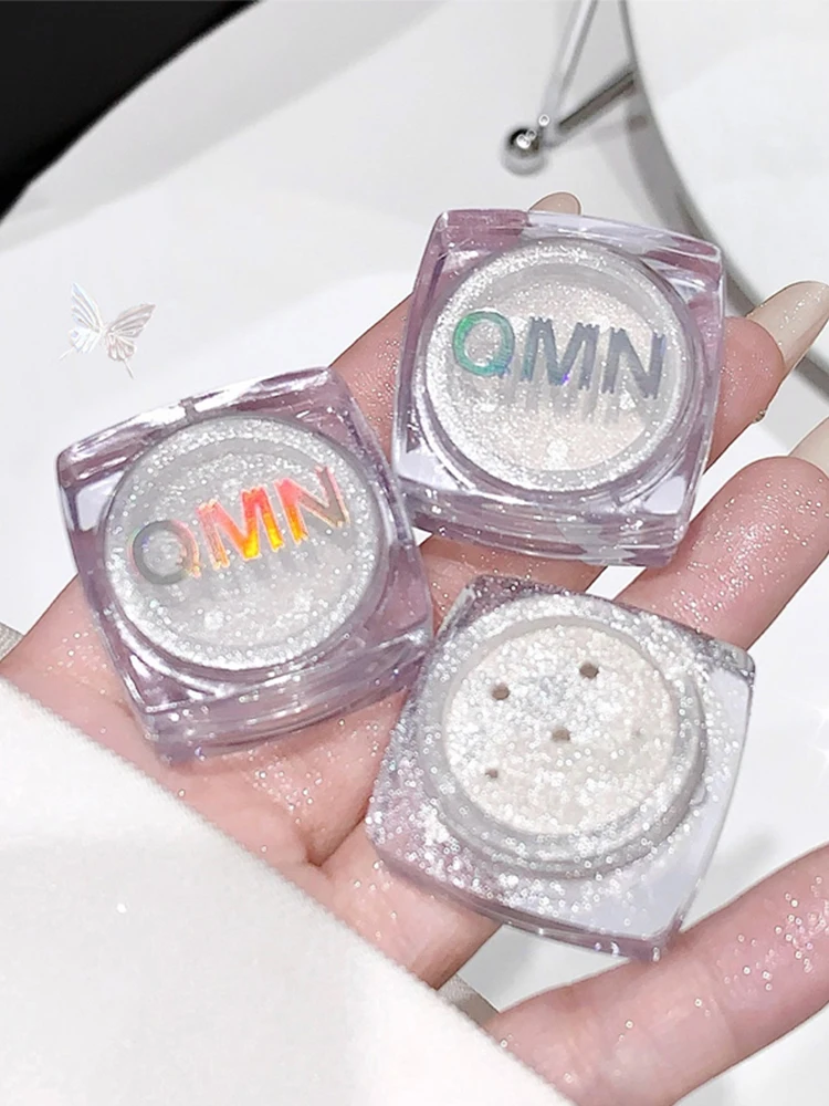 Новые глянцевые тени для век монохромные тонкие блестящие жемчужные блики