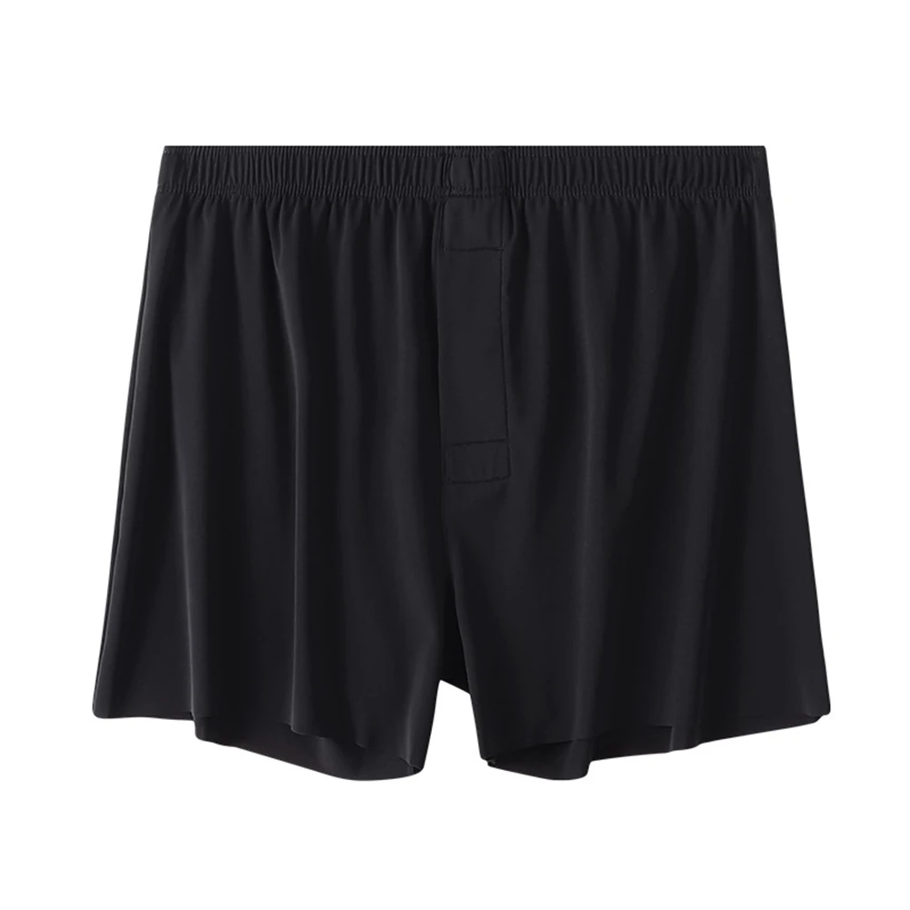 Мужские трусы-боксеры из ледяного шелка сексуальное нижнее белье плавки шорты