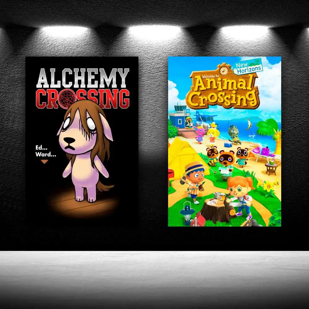 

Classic Animal Crossing Switch New Horizons HD Print Canvas Poster Bedroom Decor Sports Landscape Office Room Decor Poster Gift