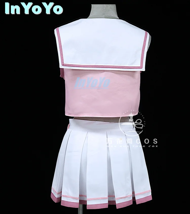 Костюм для косплея InYoYo Shimoe Koharu милая Униформа чирлидинга в стиле голубого архива