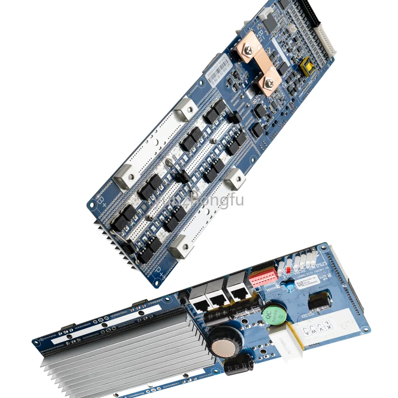 

16S 200A 48V Lifepo4 lithium battery protection board LFP Cell Balance Integrated Circuits BMS with LCD screen