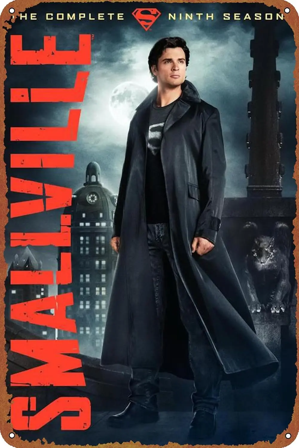 Оловянная вывеска Smallville ретро металлический постер фильма художественный