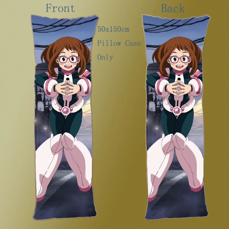 

Anime Dakimakura Body Pillow Case My Hero Academia Uraraka Ochako Cover Home Decoration Accessories 150x50cm