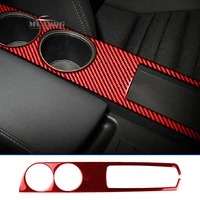 red carbon fiber cup holder panel interior trim fit for lexus is250 350 2014 2016